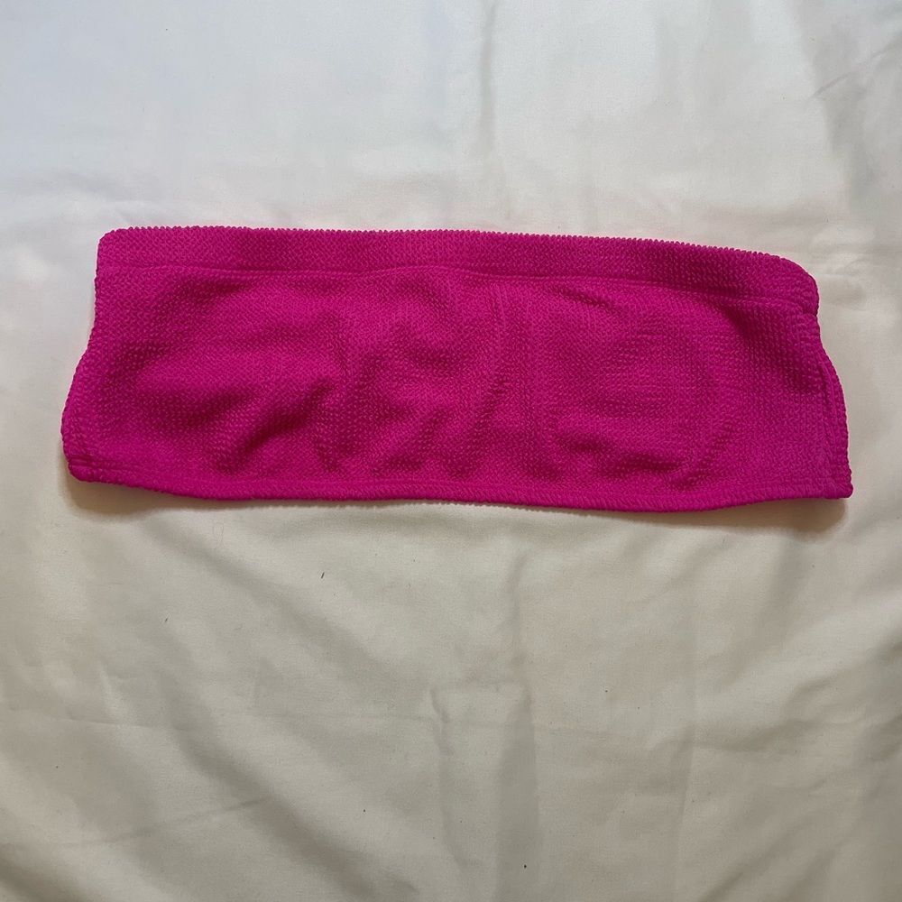Good American size 7/8(medium) hot pink bandeau